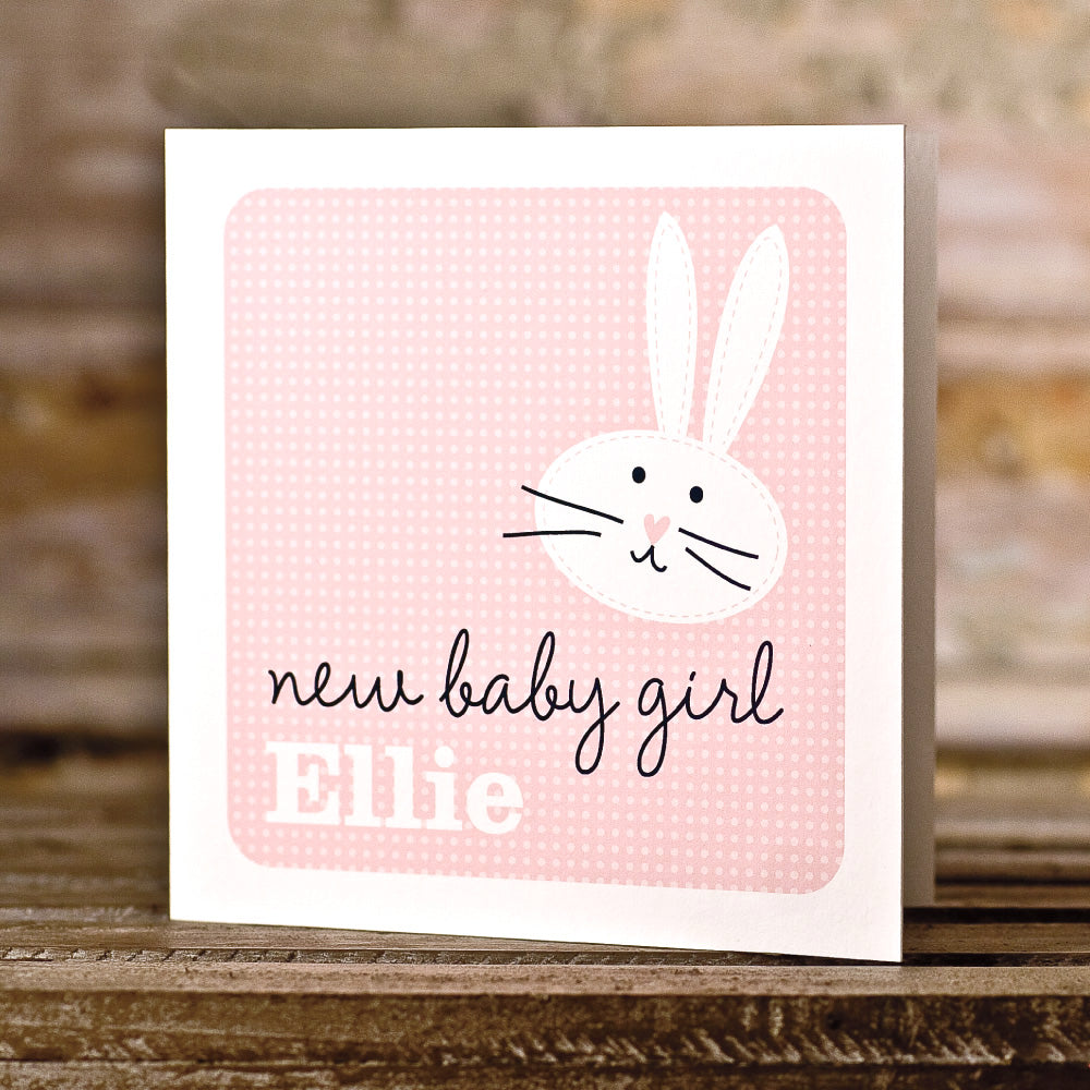 New Baby Girl - Bunny Pink 2