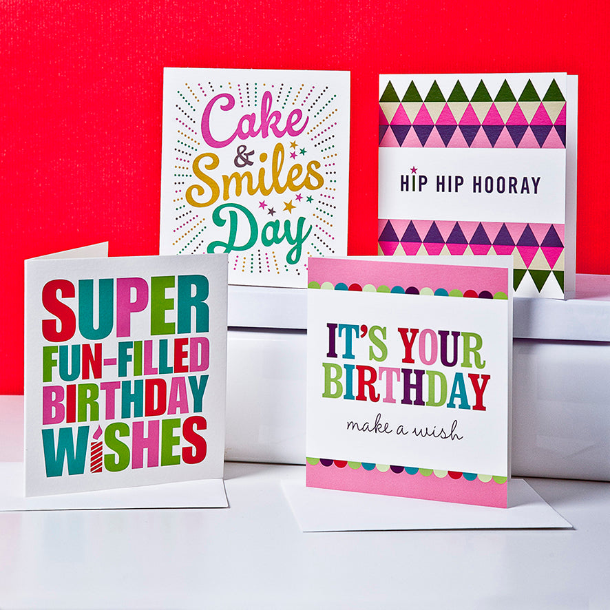 A Box Of Eighty Greeting Cards 
