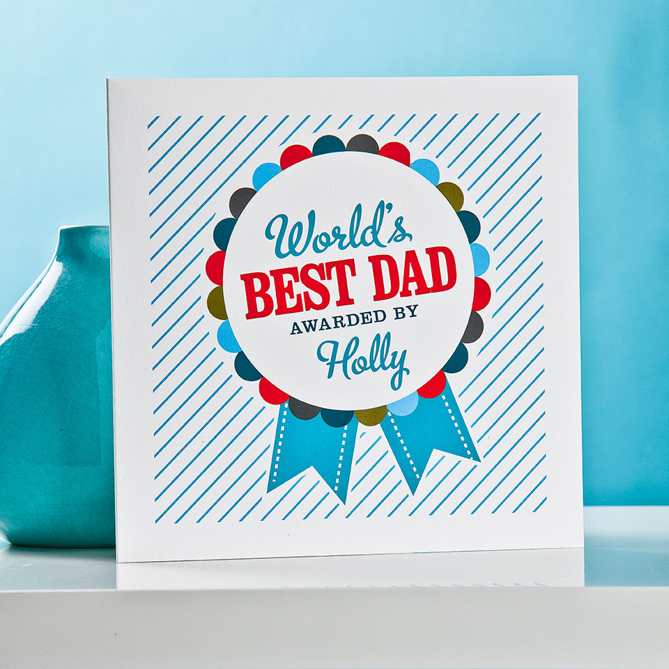 Personalised ‘World’s Best Dad’ Card