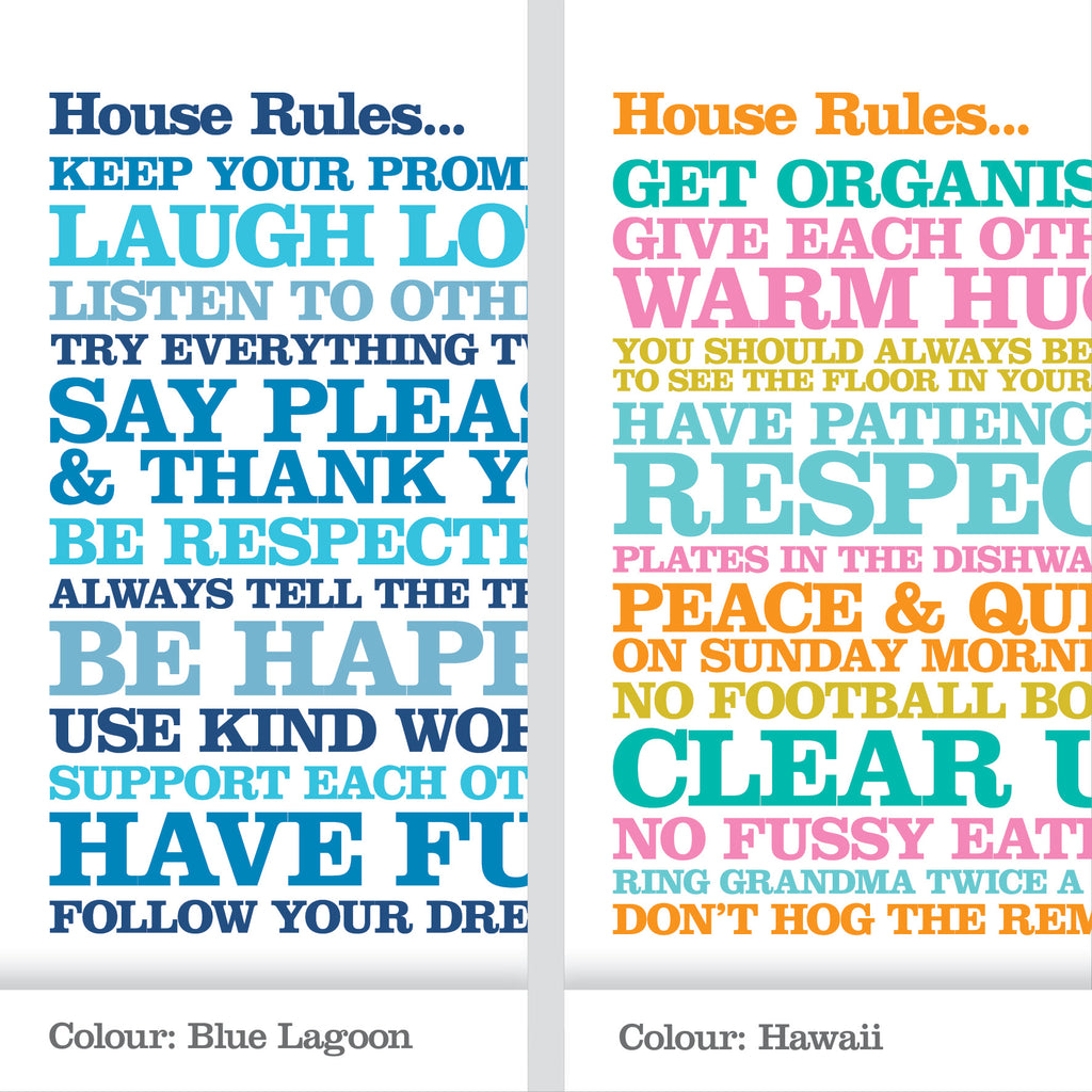 House Rules_Blue Laggon_Hawaii