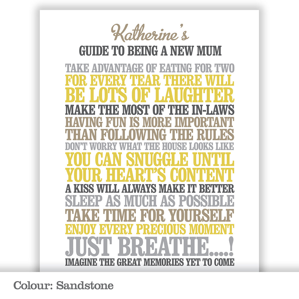 Personalised New Parents Print