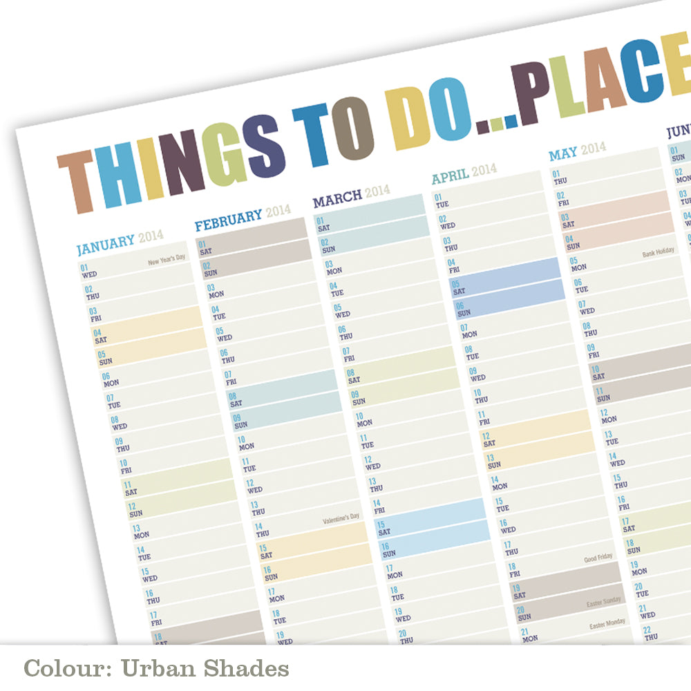 Reputation Calender Personalised Social Calendar Print – Rosie Robins